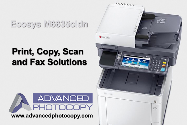 Kyocera Ecosys Multifunctional solutions M6635cidn Advanced Photocopy